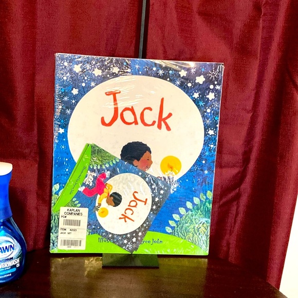 18.5x14.5 Overaized book children  with 3 small read along books “Jack” - Picture 1 of 4